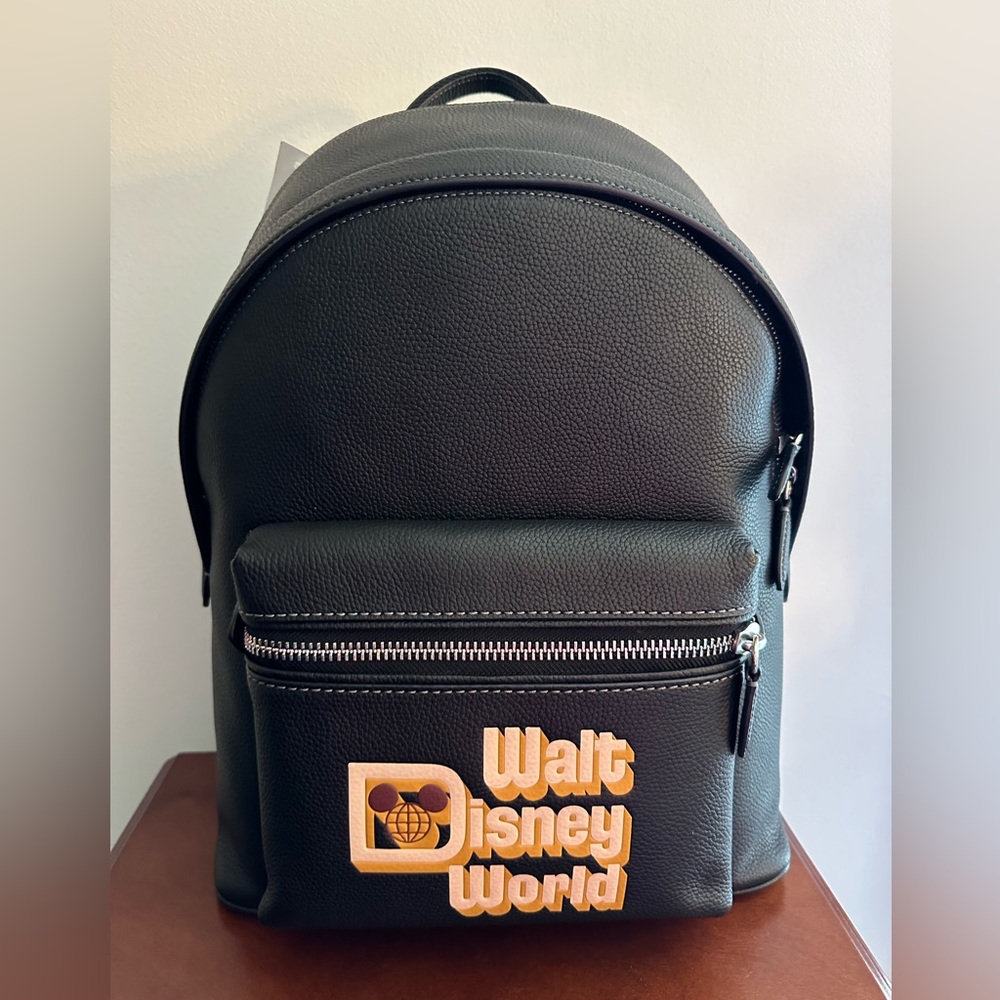 NEW Disney x Coach Leather Backpack